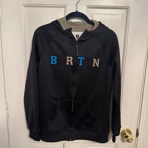 Burton Black Hoodie with Colorful Logo